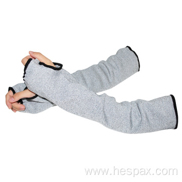 Hespax OEM Anti Cut HPPE Glassfiber Safety Gloves